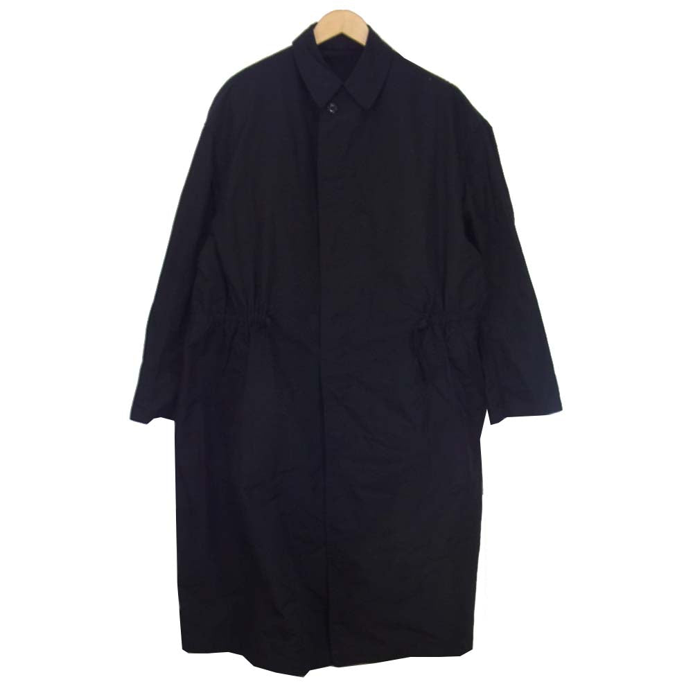 Yohji Yamamoto ヨウジヤマモト ME-C07-600 ワイズフォーメン Ys for men ナイロン キャンバス ステンカラー コート ブラック系 サイズ表記無【中古】