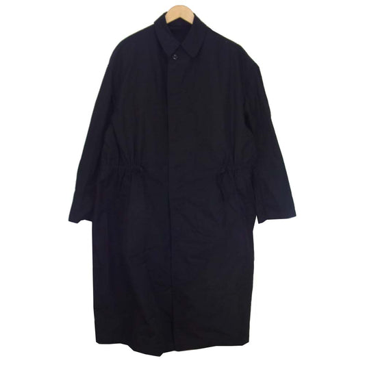Yohji Yamamoto ヨウジヤマモト ME-C07-600 ワイズフォーメン Ys for men ナイロン キャンバス ステンカラー コート ブラック系 サイズ表記無【中古】