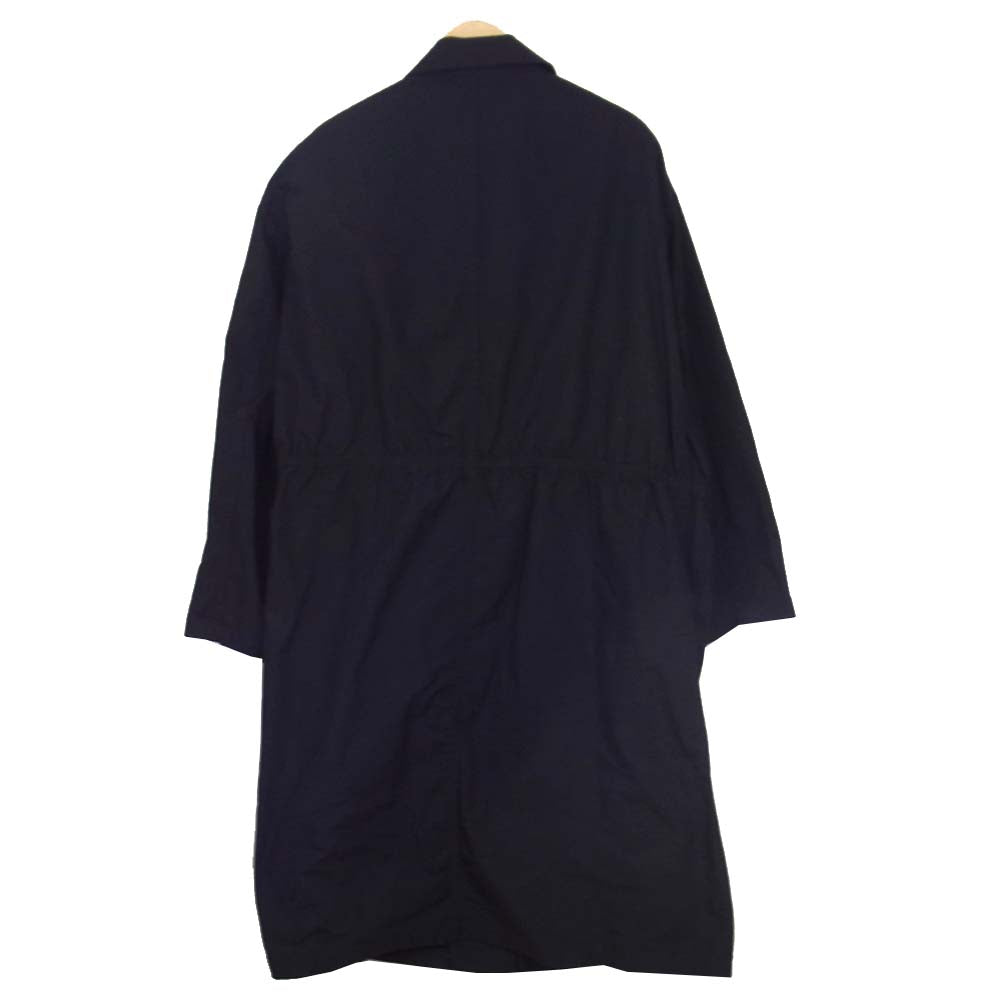 Yohji Yamamoto ヨウジヤマモト ME-C07-600 ワイズフォーメン Ys for men ナイロン キャンバス ステンカラー コート ブラック系 サイズ表記無【中古】