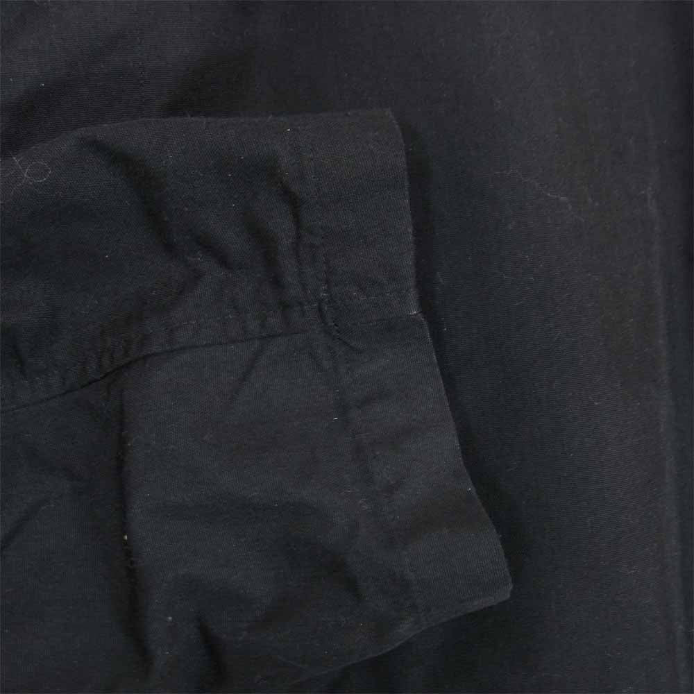 Yohji Yamamoto ヨウジヤマモト ME-C07-600 ワイズフォーメン Ys for men ナイロン キャンバス ステンカラー コート ブラック系 サイズ表記無【中古】