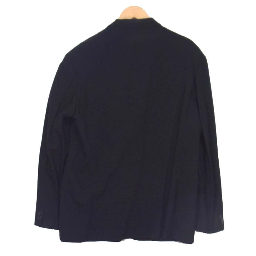 Yohji Yamamoto ヨウジヤマモト HJ-P08-100 プールオム POUR HOMME ウールギャバジン セットアップ スーツ  ブラック系 M【中古】
