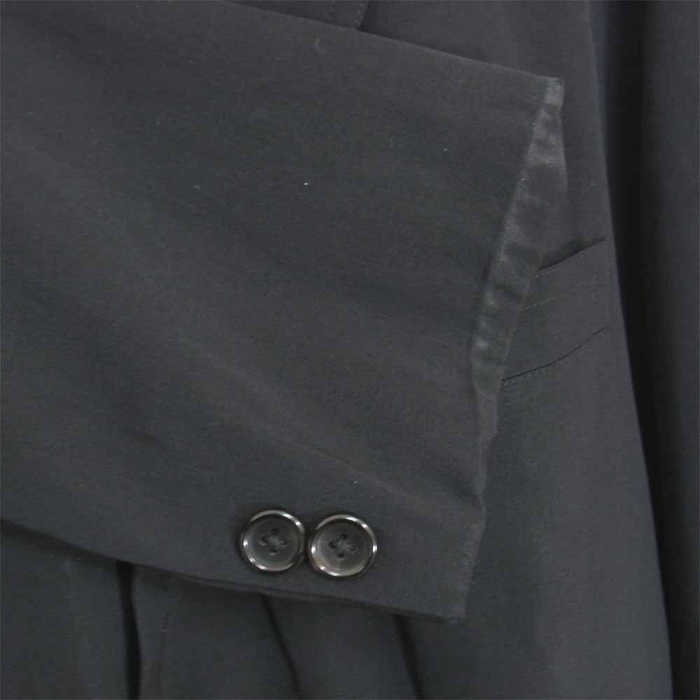 Yohji Yamamoto ヨウジヤマモト HJ-P08-100 プールオム POUR HOMME ウールギャバジン セットアップ スーツ  ブラック系 M【中古】