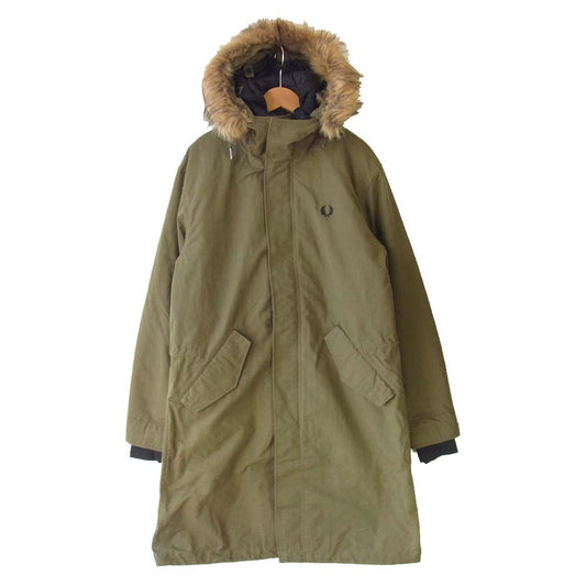 FRED PERRY フレッドペリー J9533 モッズコート カーキ系 S【新古品】【未使用】【中古】