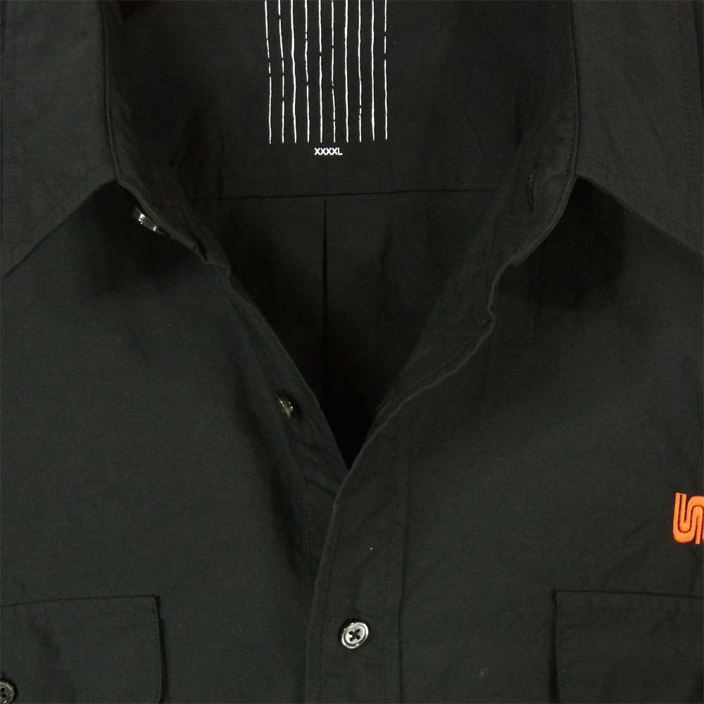 SEESEE S.F.C 1LDK annex BIG SHIRT 長袖 ビッグ シャツ ブラック系 XXXXL【極上美品】【中古】