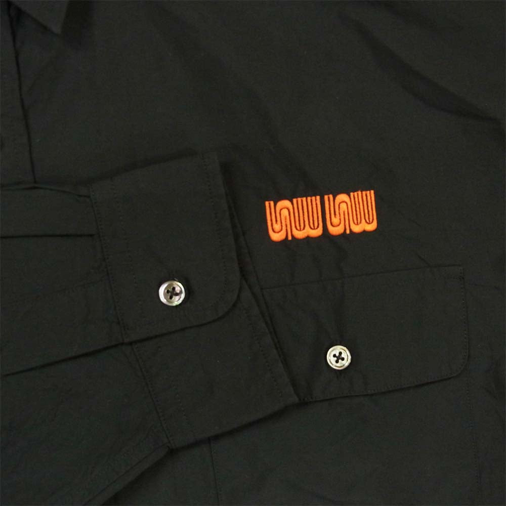 SEESEE S.F.C 1LDK annex BIG SHIRT 長袖 ビッグ シャツ ブラック系 XXXXL【極上美品】【中古】