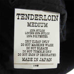 TENDERLOIN テンダーロイン 17SS T-NYLON RIB JKT リブ ボルネオスカル 刺繍 ナイロン ジャケット ブラック系 M【美品】【中古】