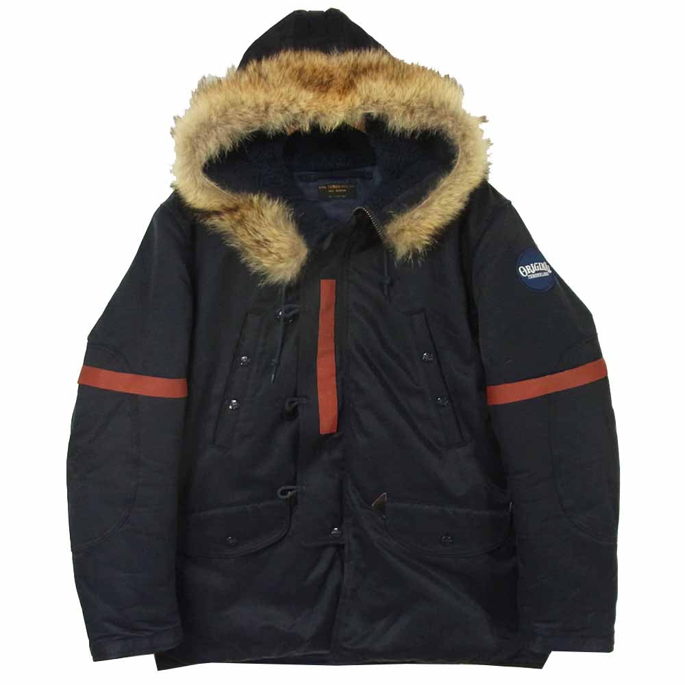 TENDERLOIN テンダーロイン T-3B ファー付き ミリタリー フライト ジャケット ダークネイビー系 M【中古】