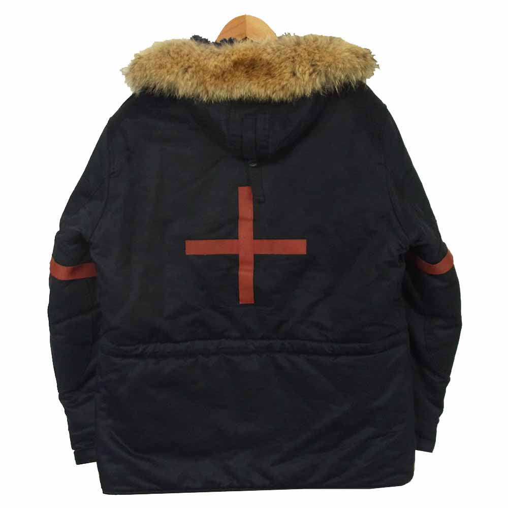 TENDERLOIN テンダーロイン T-3B ファー付き ミリタリー フライト ジャケット ダークネイビー系 M【中古】