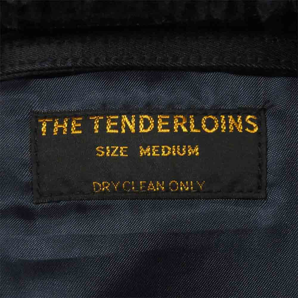 TENDERLOIN テンダーロイン T-3B ファー付き ミリタリー フライト ジャケット ダークネイビー系 M【中古】