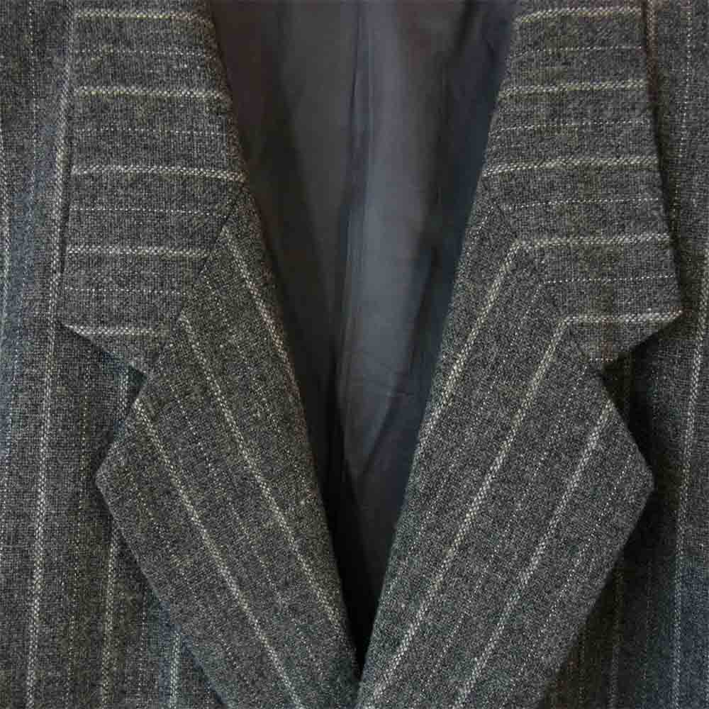 Yohji Yamamoto ヨウジヤマモト MP-J06-111 Ys for men ワイズフォーメン 3B ストライプ テーラード ジャケット グレー系【中古】