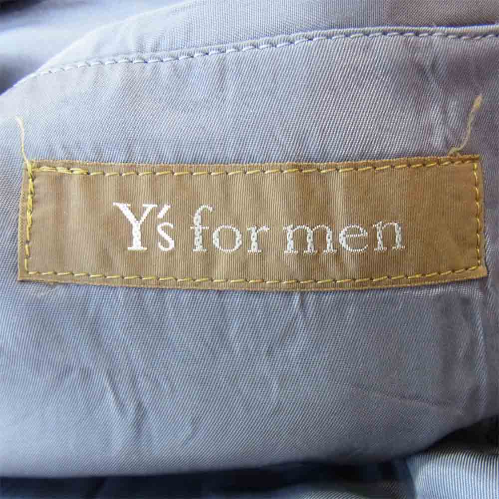 Yohji Yamamoto ヨウジヤマモト MP-J06-111 Ys for men ワイズフォーメン 3B ストライプ テーラード ジャケット グレー系【中古】