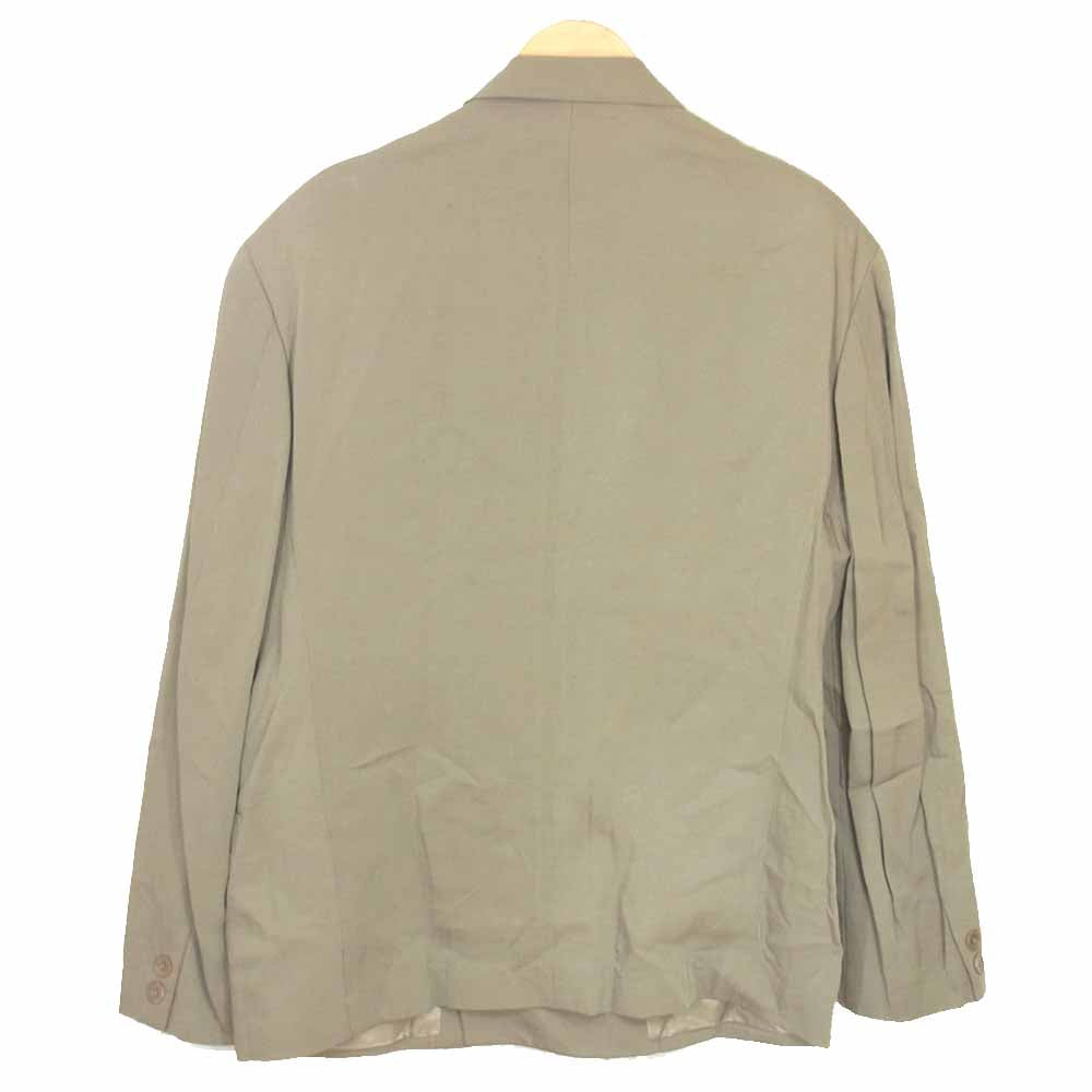 Yohji Yamamoto ヨウジヤマモト POUR HOMME プールオム 80s 丸ロゴ 初期タグ レーヨン ウール セットアップ ベージュ系 L【中古】