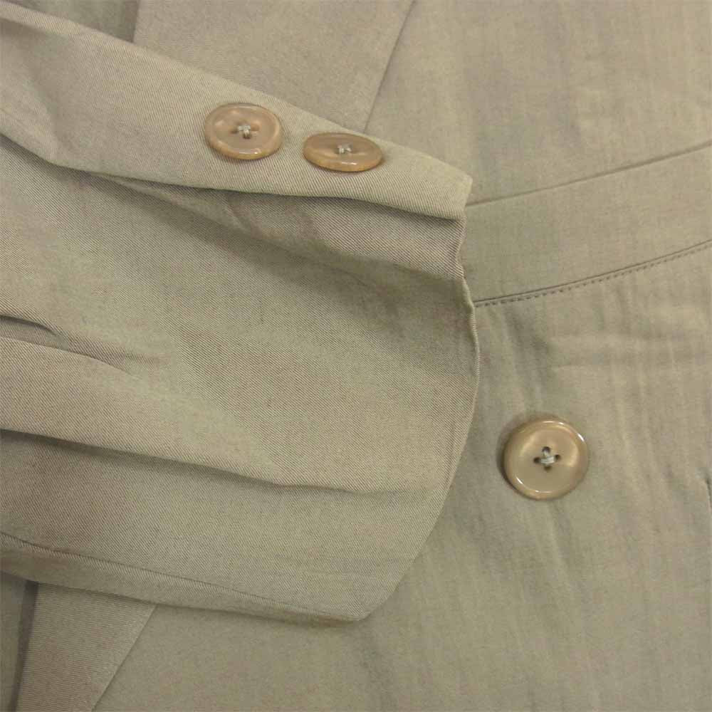 Yohji Yamamoto ヨウジヤマモト POUR HOMME プールオム 80s 丸ロゴ 初期タグ レーヨン ウール セットアップ ベージュ系 L【中古】