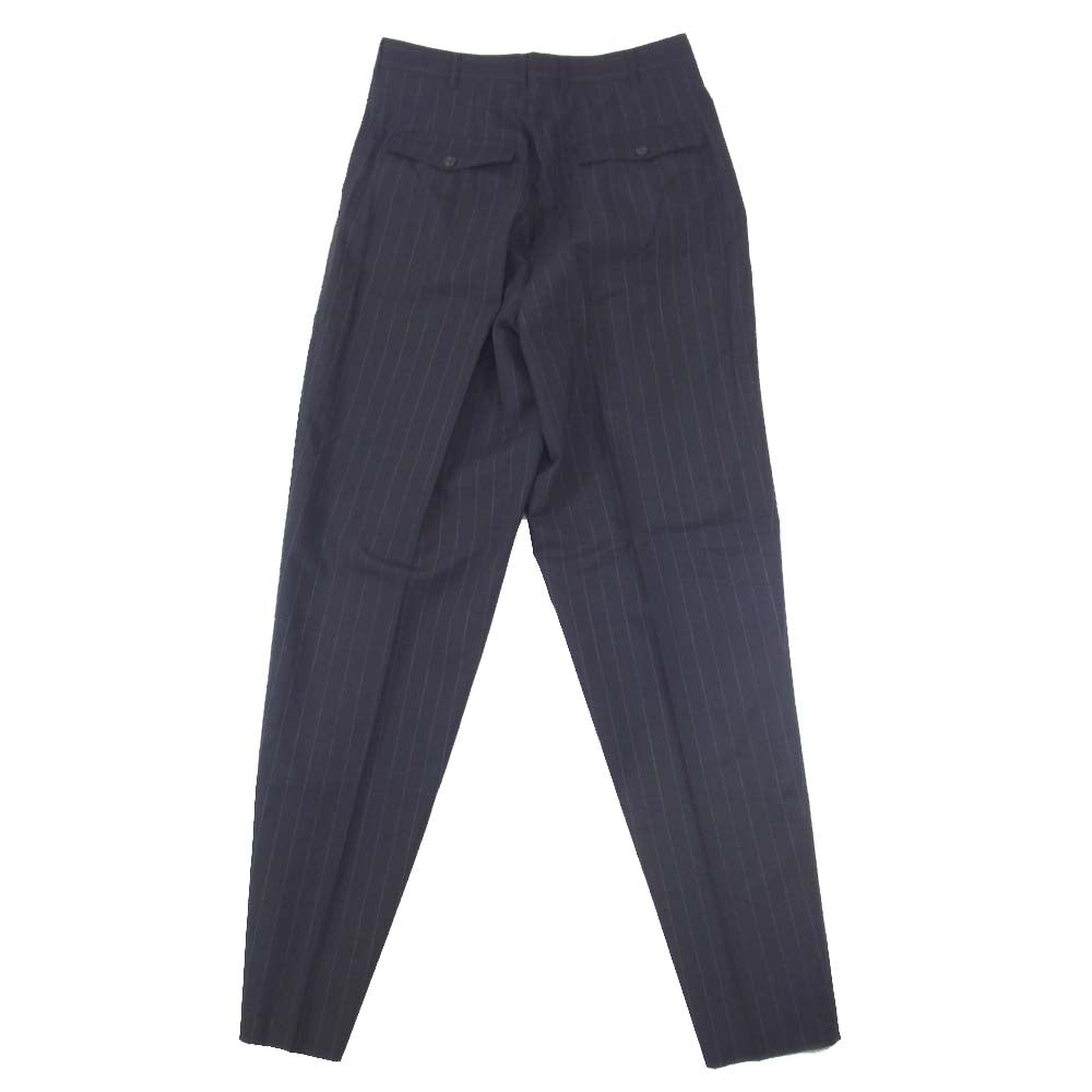 Yohji Yamamoto ヨウジヤマモト COSTUME D HOMME コスチュームドオム HO-X01-115 ウール ストライプ セットアップ ブラック系 M【中古】