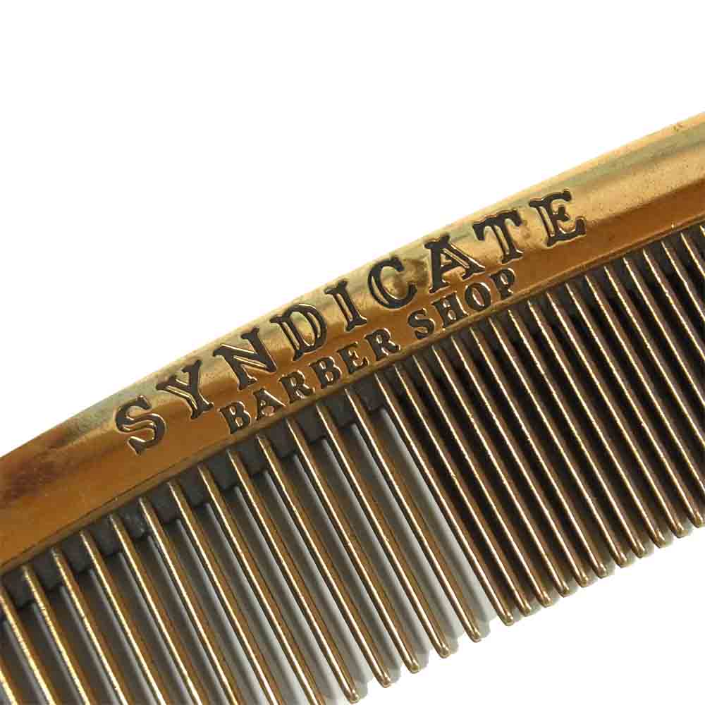 ソフトマシーン SYNDICATE BARBER SHOP コーム 櫛【中古】