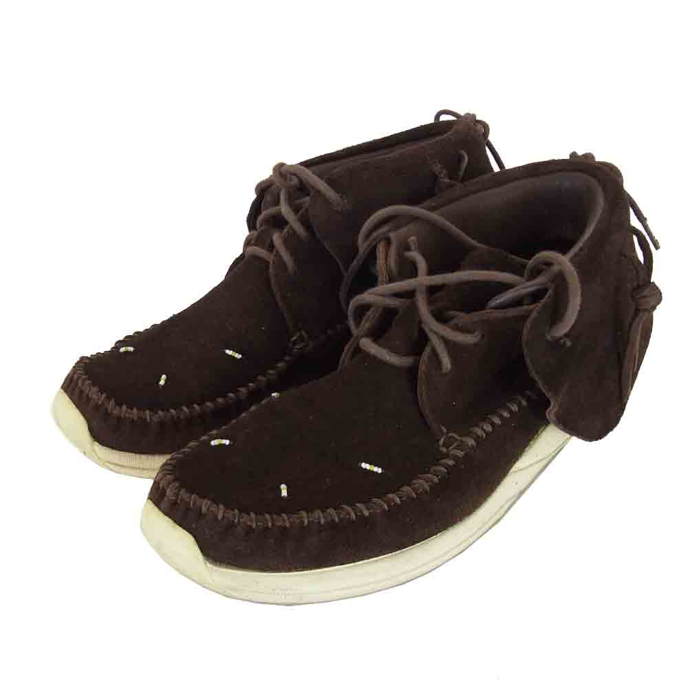 VISVIM ビズビム FBT LHAMO FOLK ラモ シューズ スニーカー ブラウン系 25cm程度【中古】