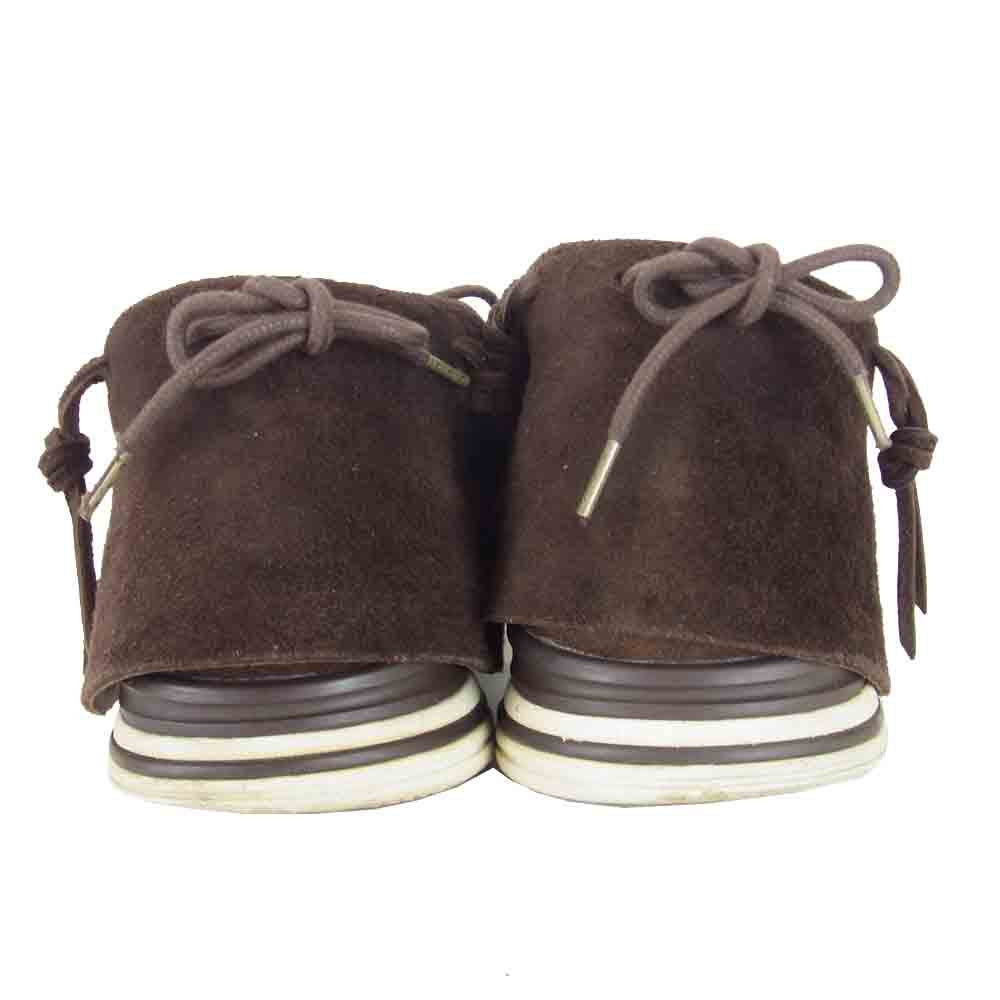 VISVIM ビズビム FBT LHAMO FOLK ラモ シューズ スニーカー ブラウン系 25cm程度【中古】