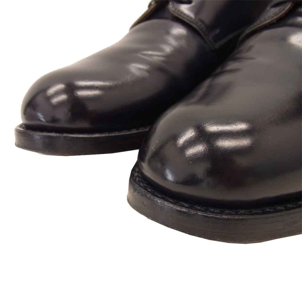 モト 2100 CORDOVAN PLAIN TOE OXFORD SHOES コードバン プレーントゥ オックスフォード シューズ ブラック系 25cm程度【中古】