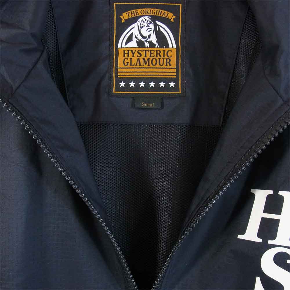 HYSTERIC GLAMOUR ヒステリックグラマー 02201AB11  スタンドカラー コーチジャケット ブラック系 S【美品】【中古】