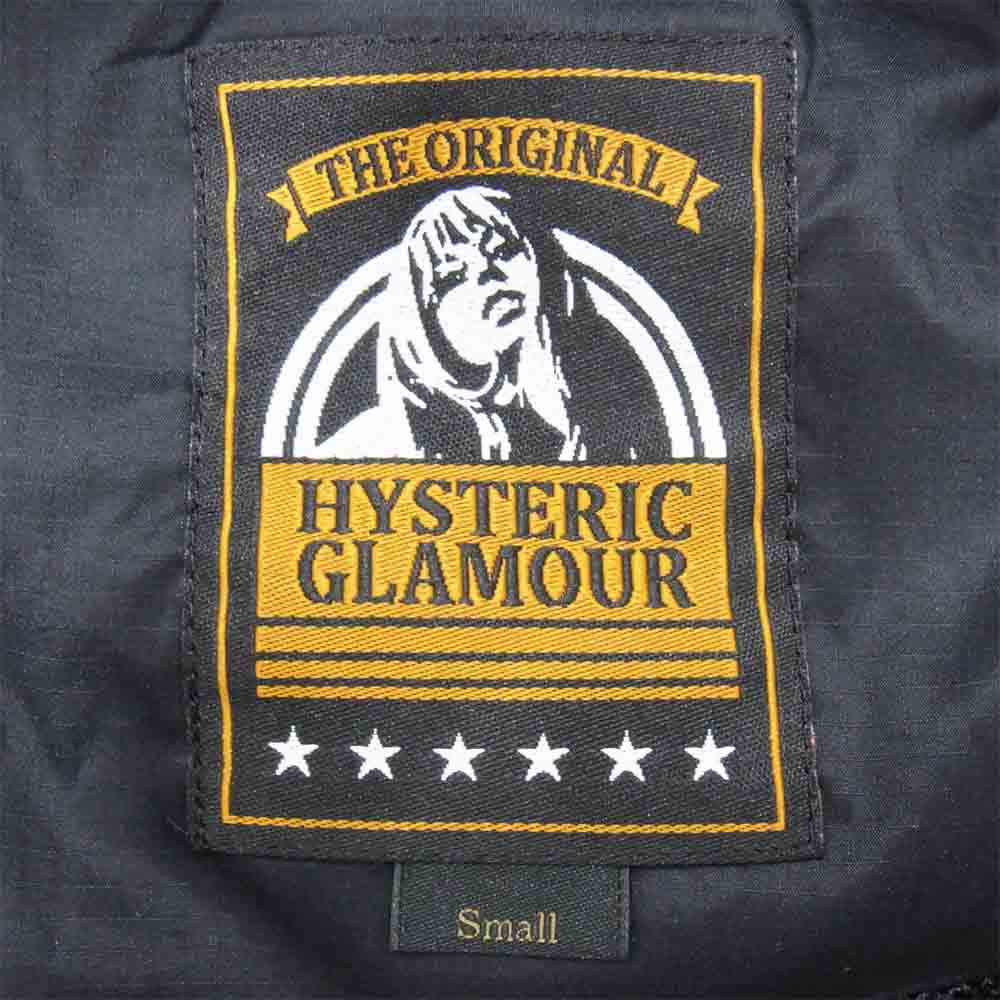 HYSTERIC GLAMOUR ヒステリックグラマー 02201AB11  スタンドカラー コーチジャケット ブラック系 S【美品】【中古】