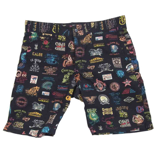 CALEE キャリー 総柄 ショーツ マルチカラー系 XL【中古】