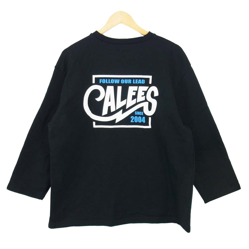 CALEE キャリー スウェット ブラック系 XL【中古】
