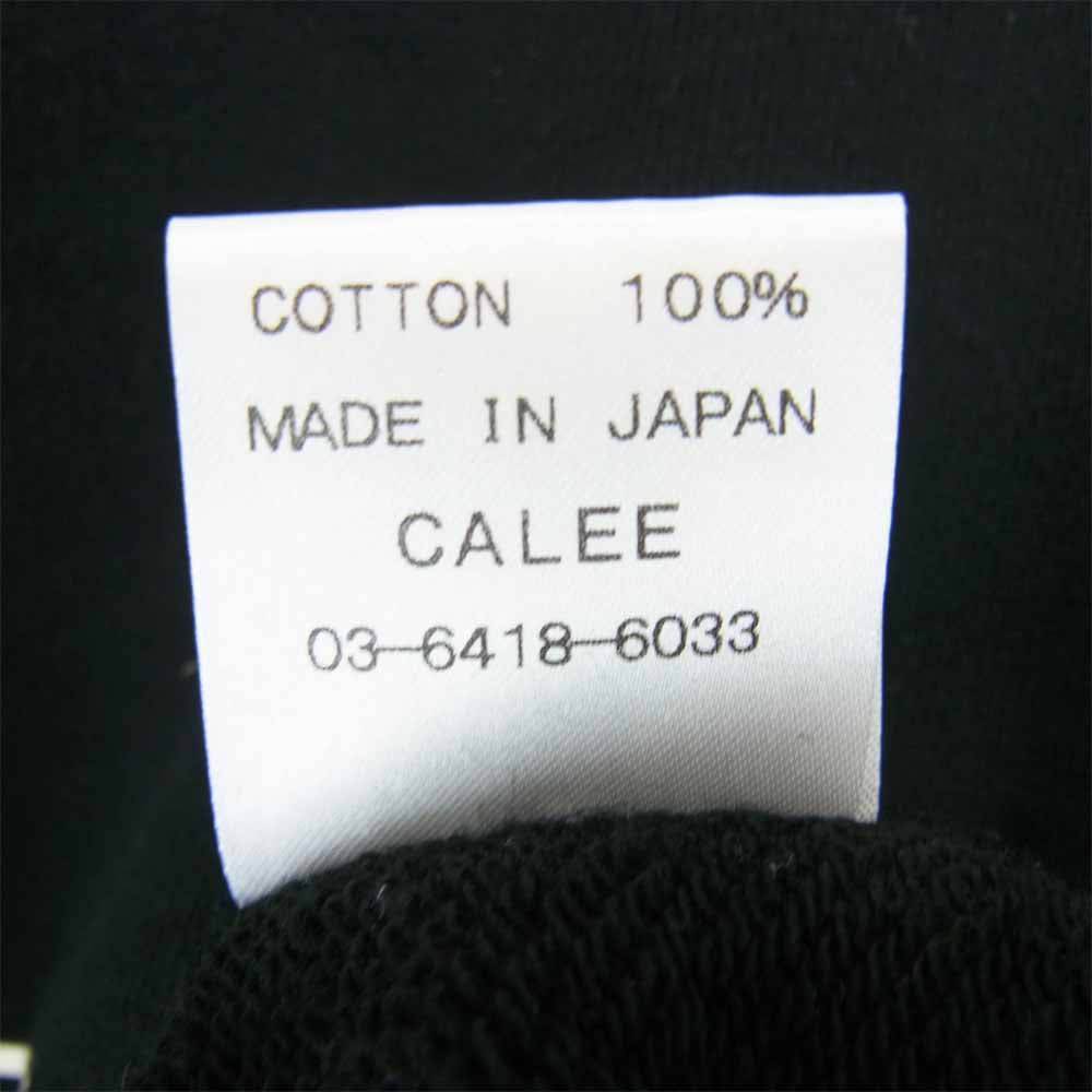 CALEE キャリー スウェット ブラック系 XL【中古】