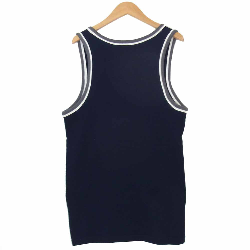 Yohji Yamamoto ヨウジヤマモト Y-3 ワイスリー ニット タンクトップ ネイビー系 M【中古】