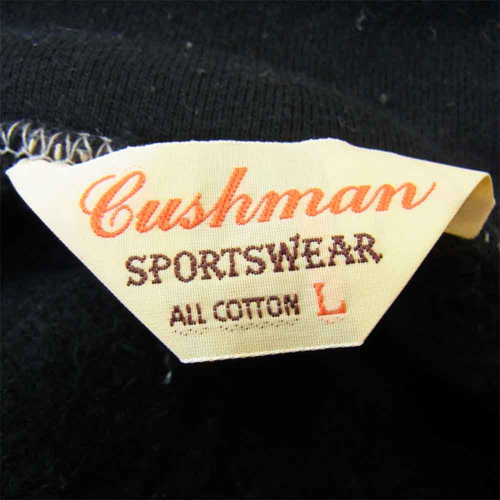 CUSHMAN クッシュマン ハーフジップ スウェット ダークネイビー系 L【中古】