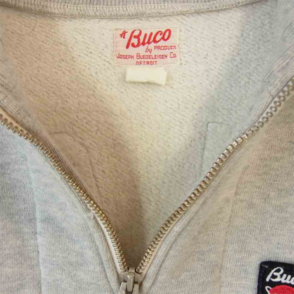 BUCO ブコ ハーフジップ スウェット グレー系 L【中古】