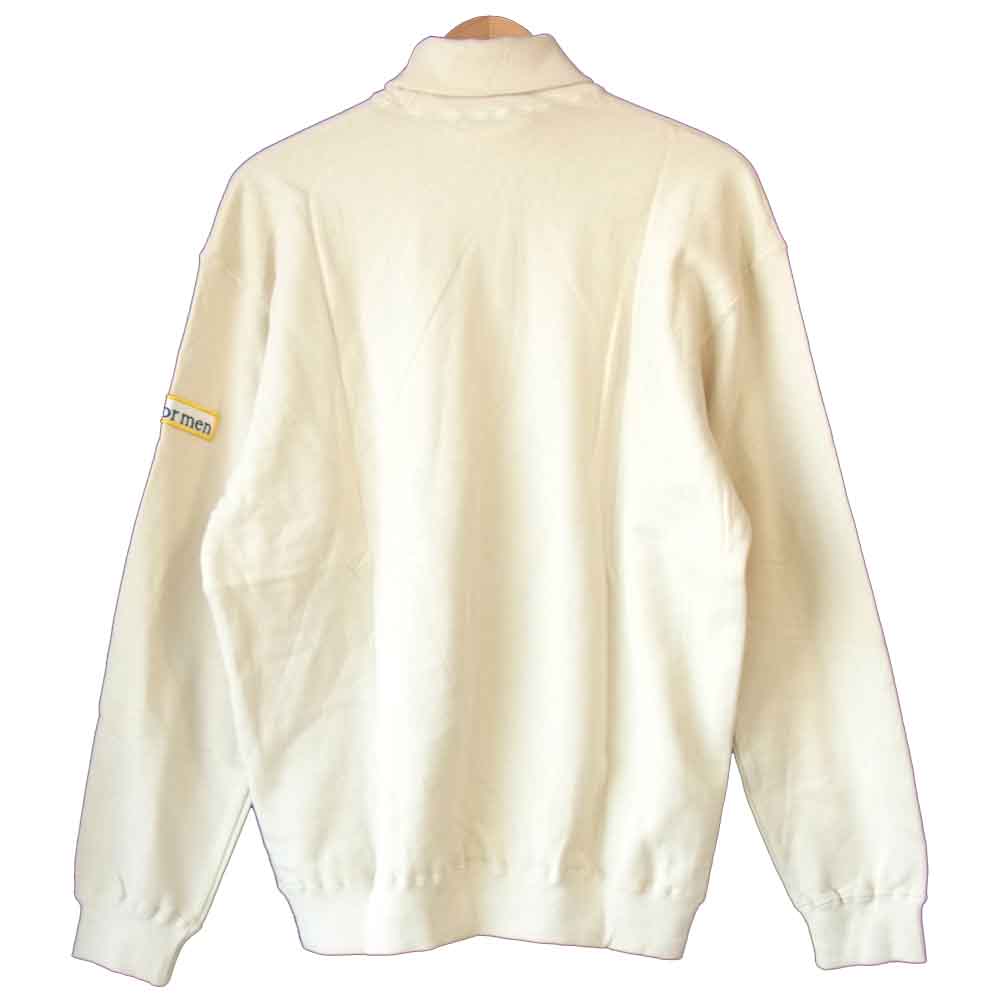 Yohji Yamamoto ヨウジヤマモト Y's for men ワイズフォーメン 袖ロゴ ワッペン タートルネック スウェット オフホワイト系【中古】