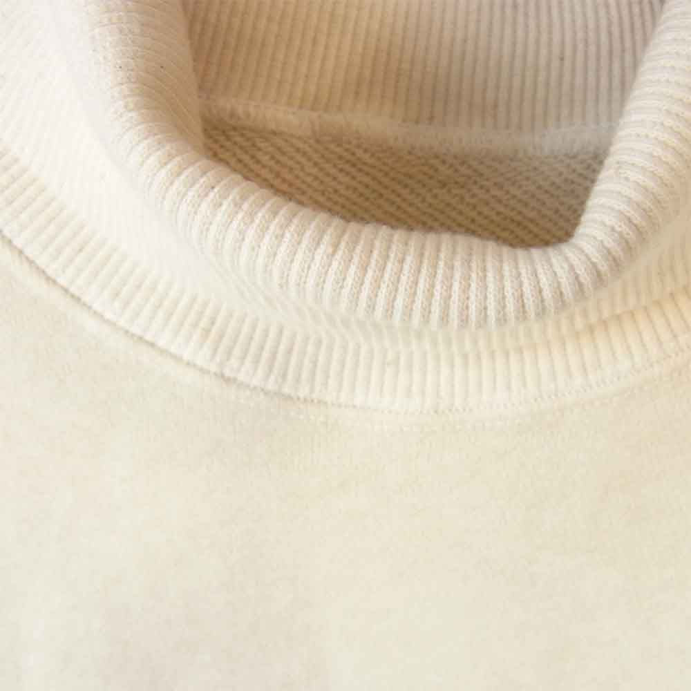 Yohji Yamamoto ヨウジヤマモト Y's for men ワイズフォーメン 袖ロゴ ワッペン タートルネック スウェット オフホワイト系【中古】