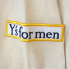 Yohji Yamamoto ヨウジヤマモト Y's for men ワイズフォーメン 袖ロゴ ワッペン タートルネック スウェット オフホワイト系【中古】