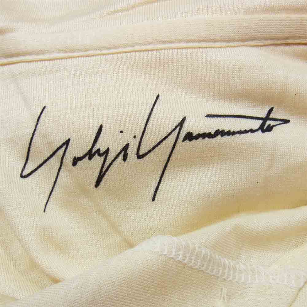 Yohji Yamamoto ヨウジヤマモト POUR HOMME プールオム シルク ニット ポロシャツ ベージュ系【中古】