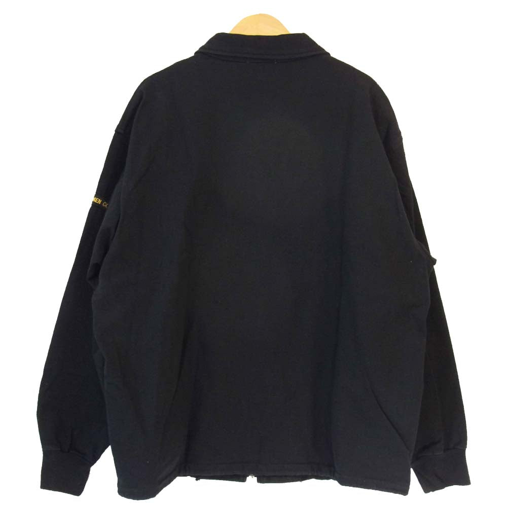 Yohji Yamamoto ヨウジヤマモト Y's for men ワイズフォーメン 袖ロゴ ワッペン ジップ ブルゾン ブラック系【中古】