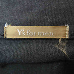 Yohji Yamamoto ヨウジヤマモト Y's for men ワイズフォーメン 袖ロゴ ワッペン ジップ ブルゾン ブラック系【中古】