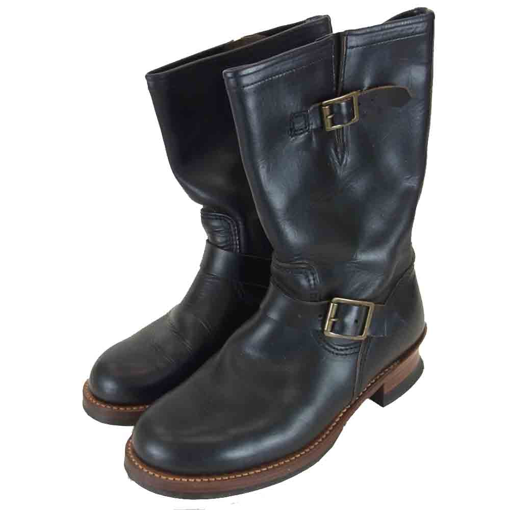LONE WOLF ロンウルフ LW00300 エンジニア ブラック系 25.5cm程度【中古】