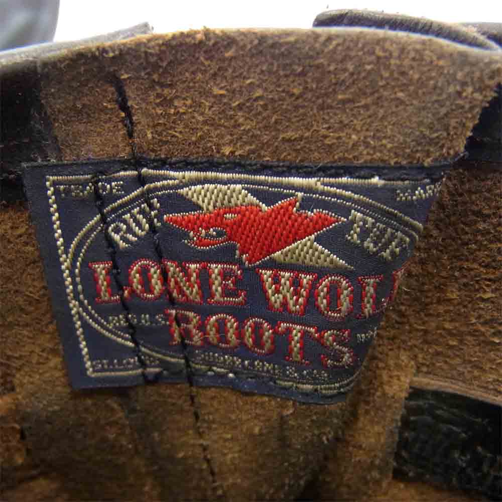 LONE WOLF ロンウルフ LW00300 エンジニア ブラック系 25.5cm程度【中古】