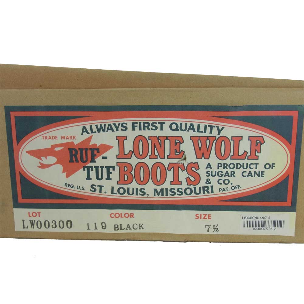 LONE WOLF ロンウルフ LW00300 エンジニア ブラック系 25.5cm程度【中古】