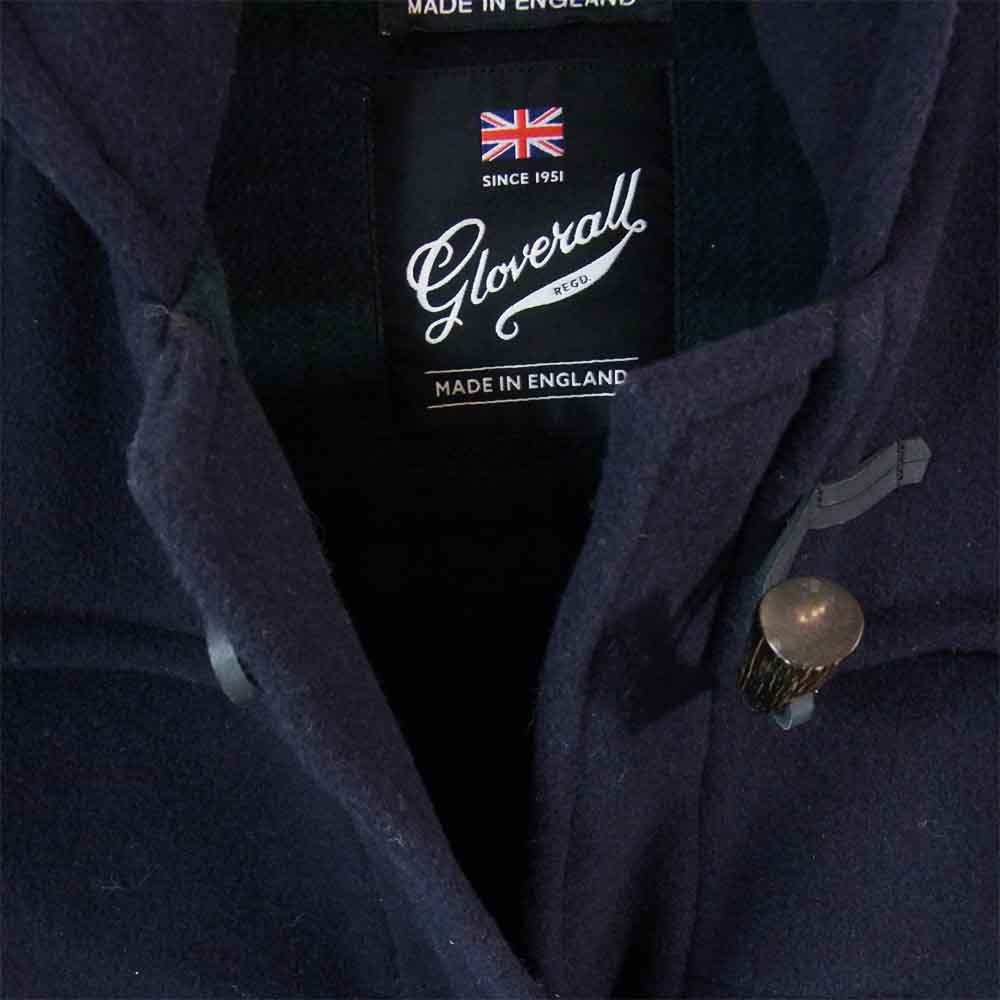 Gloverall グローバーオール 英国製 メルトン ダッフル コート ネイビー系 32【中古】