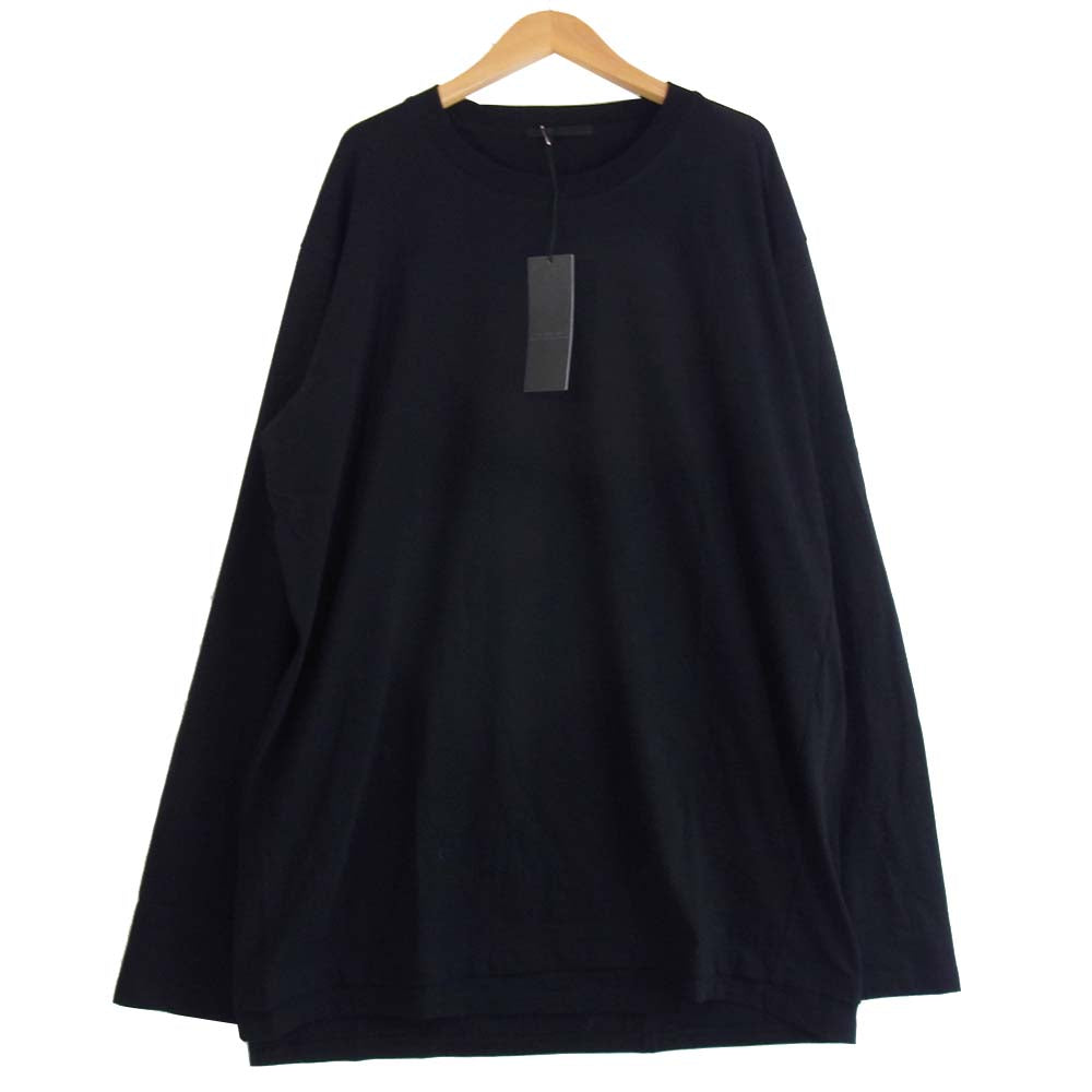 ザヴィリジアン VI-3289-01 Layred Design Long T-Shirt レイヤード デザイン ロング 長袖 Tシャツ ブラック系 5【新古品】【未使用】【中古】