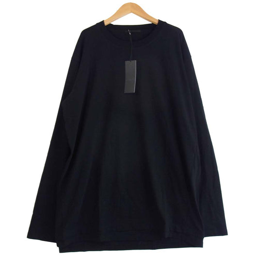 ザヴィリジアン VI-3289-01 Layred Design Long T-Shirt レイヤード デザイン ロング 長袖 Tシャツ ブラック系 5【新古品】【未使用】【中古】