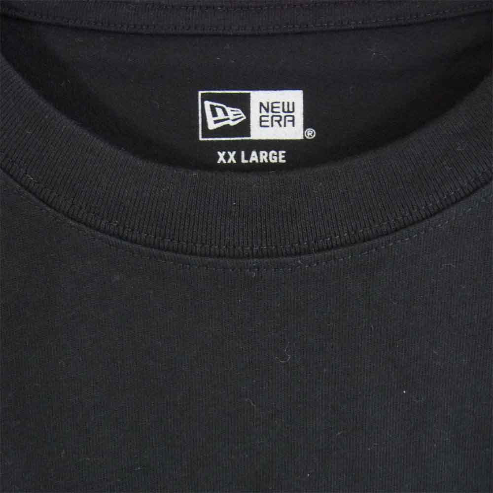 Yohji Yamamoto ヨウジヤマモト POUR HOMME プールオム × NEW ERA ニューエラ HN-T99-083 YY Signature LOGO Long sleeve T-shirt ロゴ ロングスリーブ 長袖 Tシャツ ブラック系 6【新古品】【未使用】【中古】