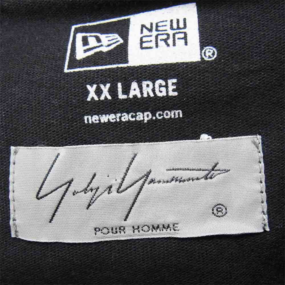 Yohji Yamamoto ヨウジヤマモト POUR HOMME プールオム × NEW ERA ニューエラ HN-T99-083 YY Signature LOGO Long sleeve T-shirt ロゴ ロングスリーブ 長袖 Tシャツ ブラック系 6【新古品】【未使用】【中古】
