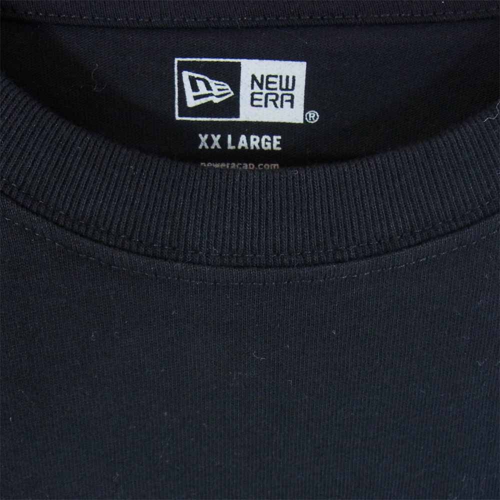 Yohji Yamamoto ヨウジヤマモト POUR HOMME プールオム × NEW ERA ニューエラ HN-T97-078 Long Sleeve Tee ロング スリーブ 長袖 Tシャツ ブラック系 6【新古品】【未使用】【中古】