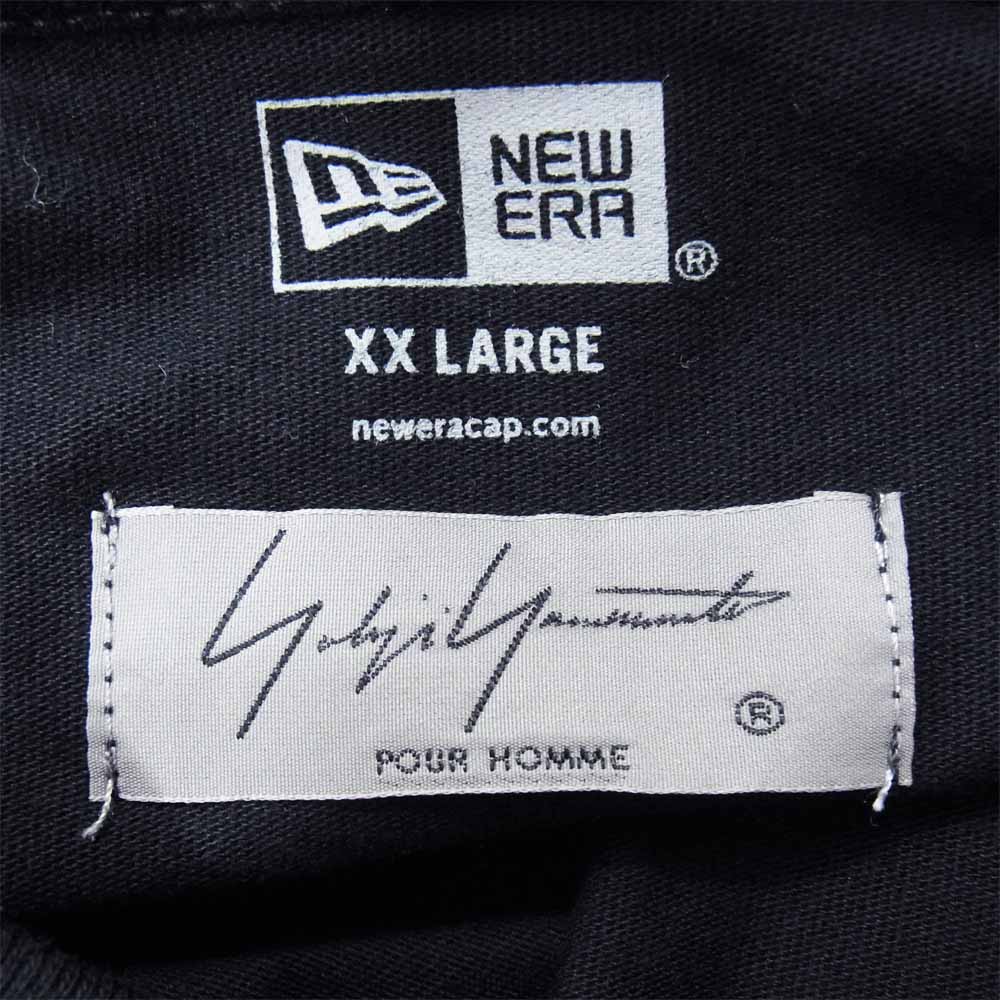 Yohji Yamamoto ヨウジヤマモト POUR HOMME プールオム × NEW ERA ニューエラ HN-T97-078 Long Sleeve Tee ロング スリーブ 長袖 Tシャツ ブラック系 6【新古品】【未使用】【中古】
