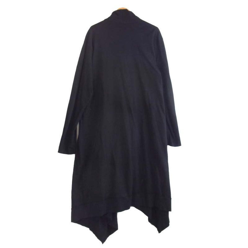 Yohji Yamamoto ヨウジヤマモト GroundY GN-D05-002 Jersey Drape Cardigan ジャージー ドレープ ロング カーディガン ブラック系 3【新古品】【未使用】【中古】