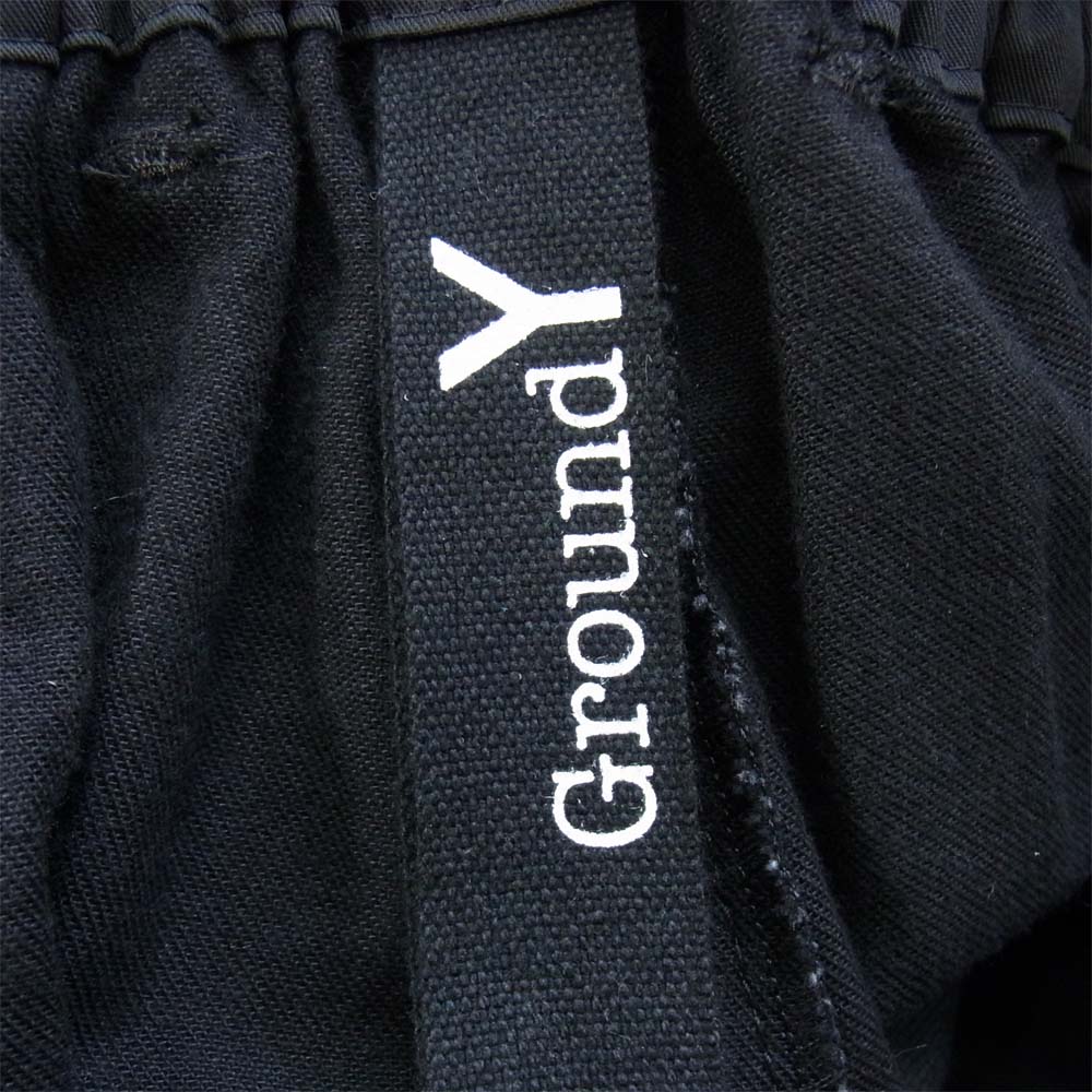 Yohji Yamamoto ヨウジヤマモト GroundY × 7ORDER GR-P24-020 7.5oz Black Denim Saruel Pants ブラック デニム サルエル パンツ ブラック系 3【新古品】【未使用】【中古】