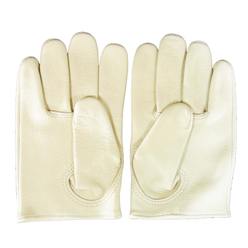 RATS ラッツ × BACK DROP LEATHER GLOVES レザー グローブ オフホワイト系 L【中古】