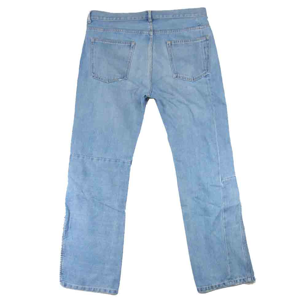 UNUSED アンユーズド 12oz denim patchwark pants デニム パッチワーク デニムパンツ インディゴブルー系 サイズ表記無【中古】